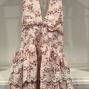 W.A.P.G Pink Halter dress